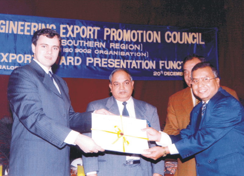 Highest Export Performance 1998-1999